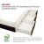 SONDERAKTION bellvita Wasserbett mit Schubladen inkl. Lieferung und Aufbau durch Fachpersonal, weiß, 200 cm x 220 cm - 